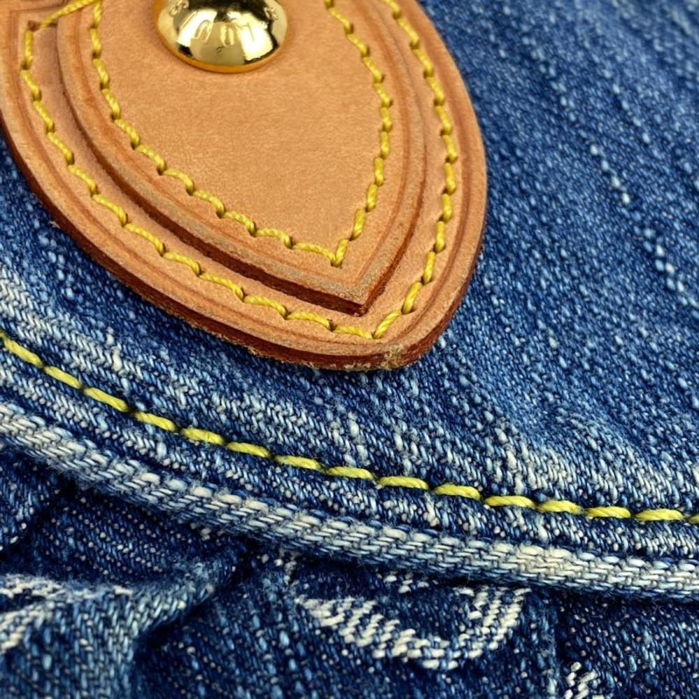 Neocavy MM Shoulder Indigo 2 Way Monogram Denim Blue - Picture 5 of 12
